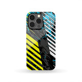 Racing Style Black & Light Blue Vibe Phone Case