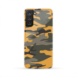 Orange And Green Camouflage Phone Case