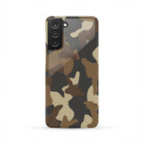 Dark Brown Camouflage Phone Case