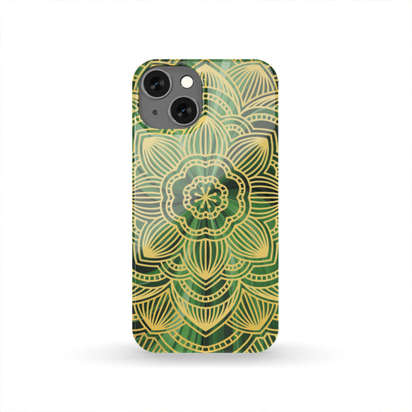 Glamour Green Mandala Phone Case