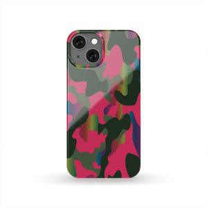Green And Rainbow Camouflage Phone Case