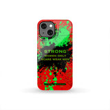 Red & Neon Green Splash x Motivational Perfect Quote Street Style Phone Case Two