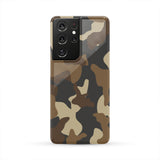 Dark Brown Camouflage Phone Case